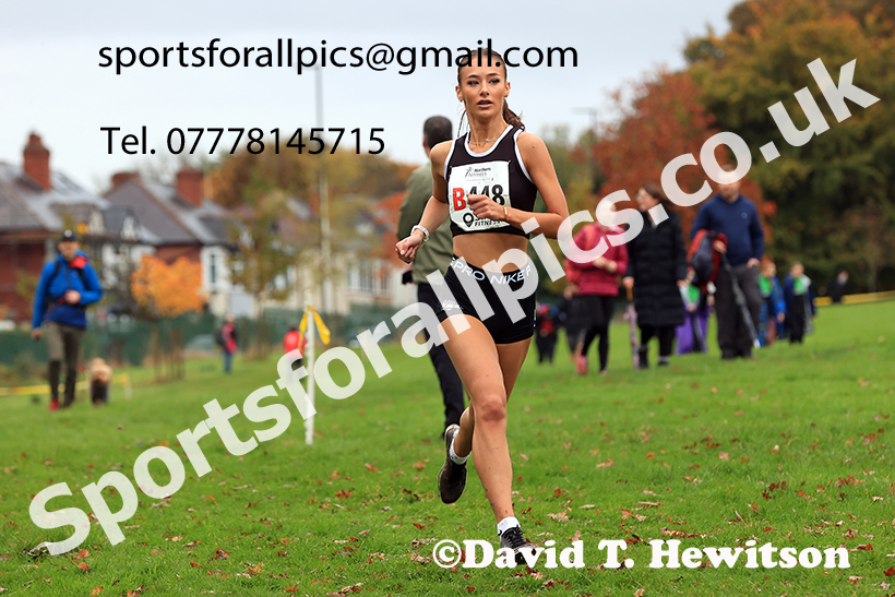 Womens under-17s, 2024 Northern Cross Country Relays, Graves Park, Sheffield.   Photo: David T. Hewitson/Sports for All Pics